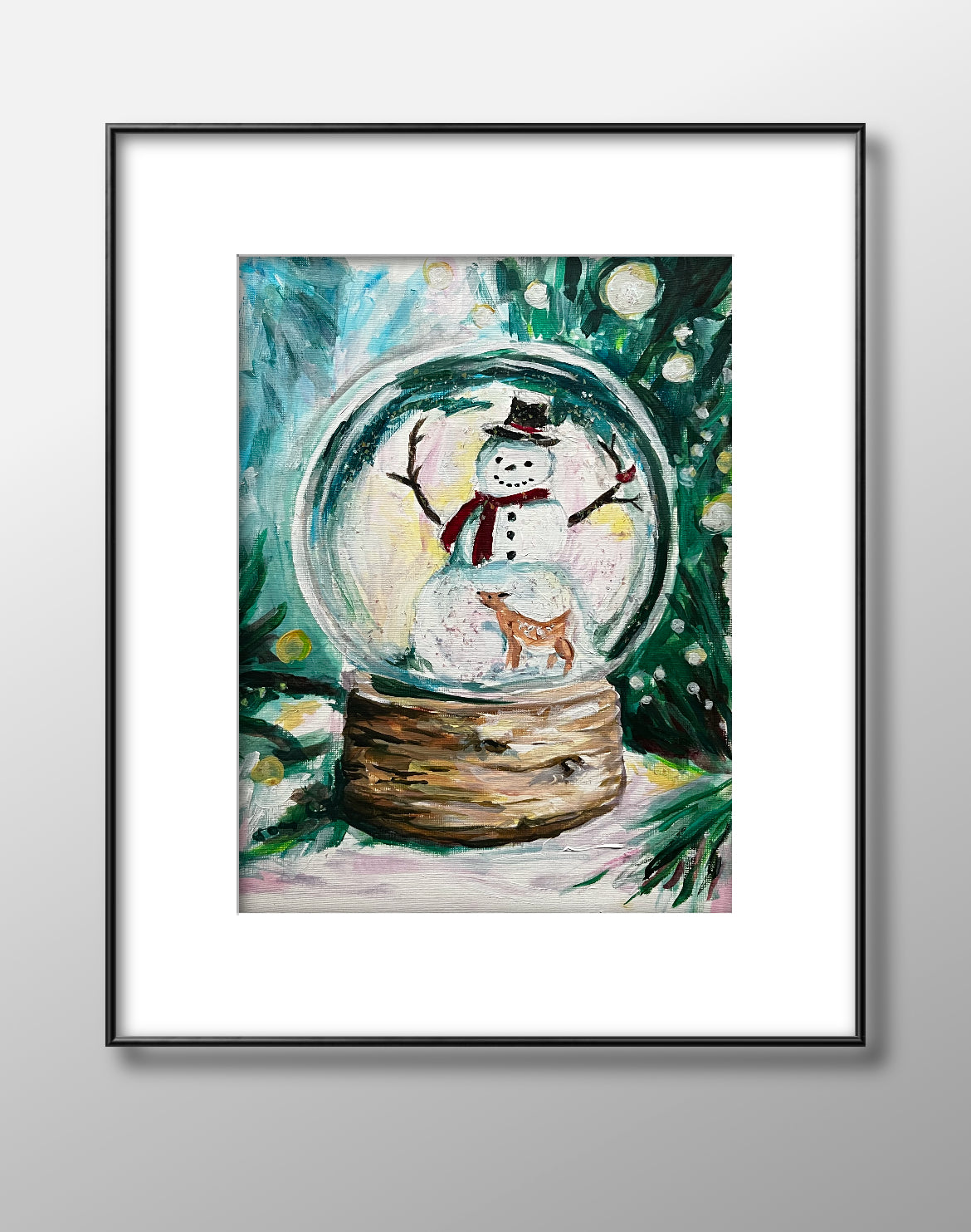 Snowman globe