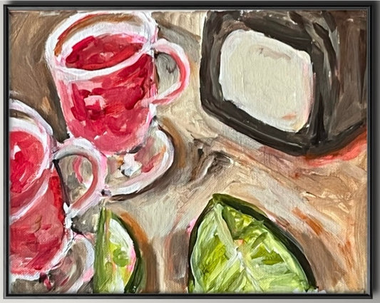 Cranberry tequila and lime