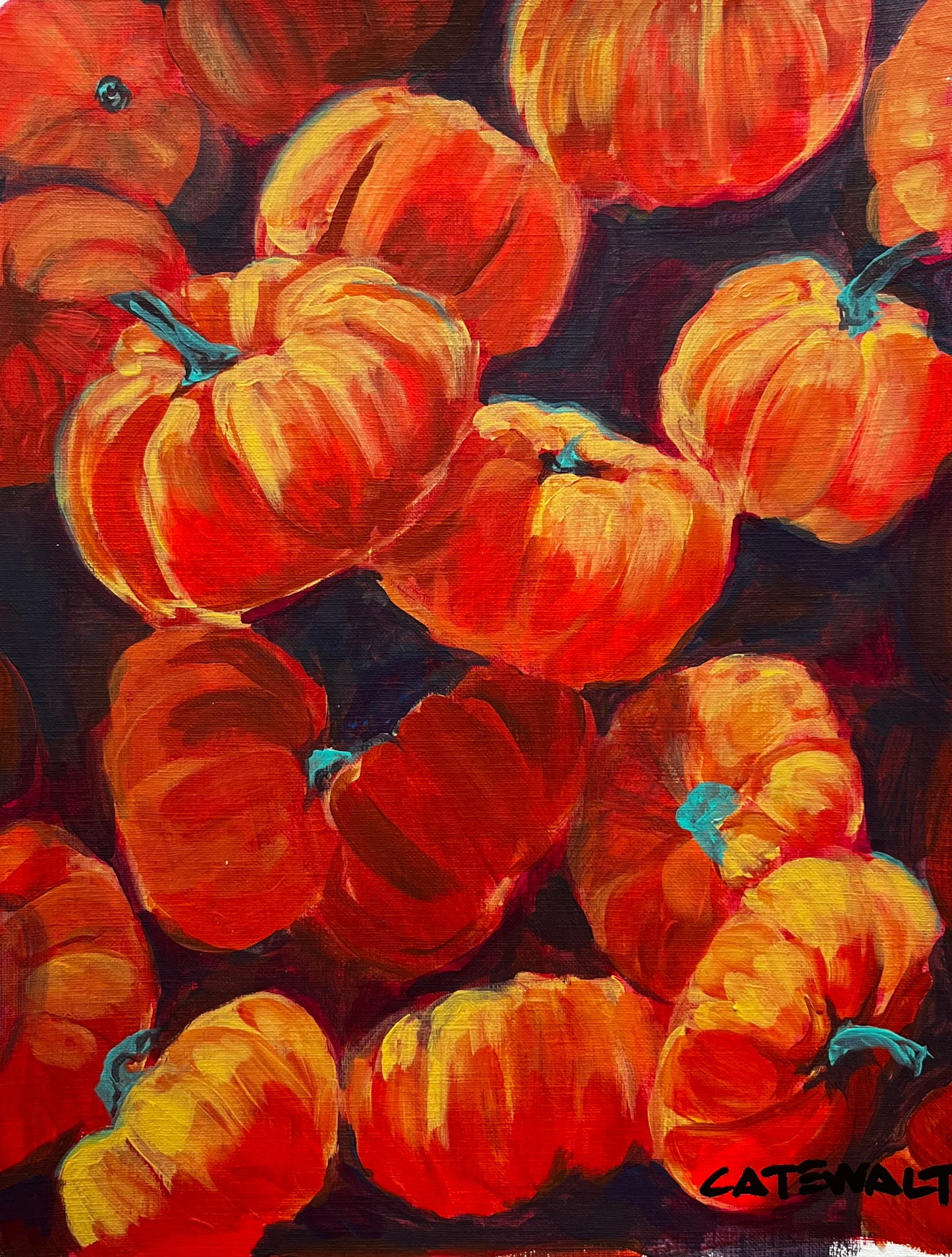 Pile of pumpkins