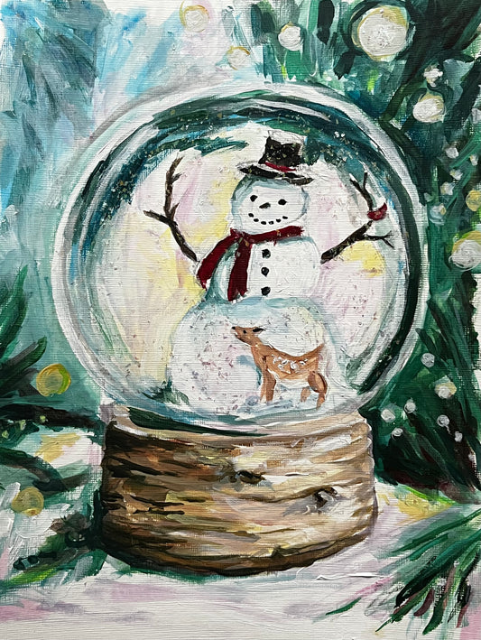 Snowman globe