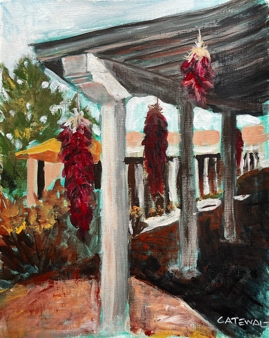 Santa Fe red chilies