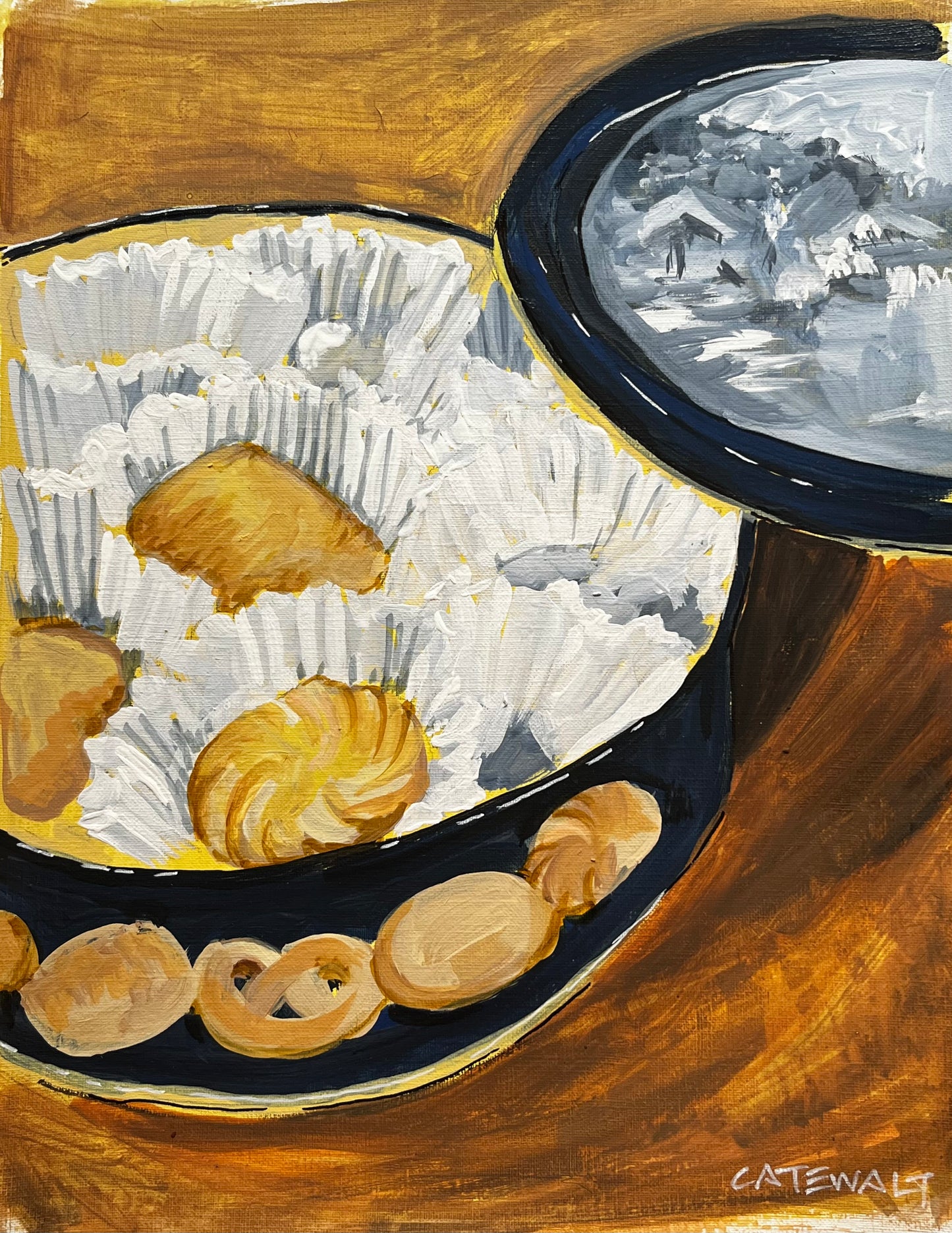 Butter cookie tin